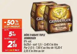 Netto Bière d'abbaye triple grimbergen offre