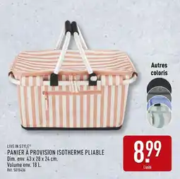 ALDI Live in Style Panier à provision isotherme pliable offre