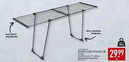 ALDI HOME CREATION SÉCHOIR À LINGE EXTENSIBLE offre