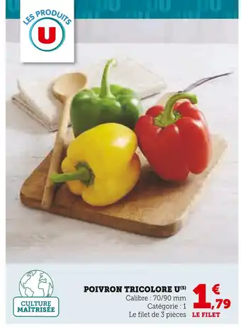 U Express U Poivron tricolore offre
