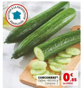 U Express Concombre offre