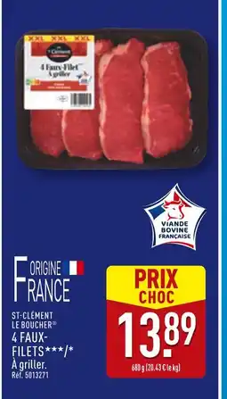 ALDI St-Clément Le Boucher 4 Faux-Filets offre