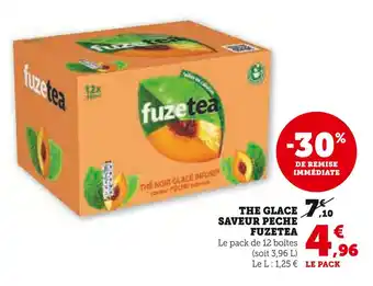 U Express Fuzetea Thé glacé Saveur Pêche offre