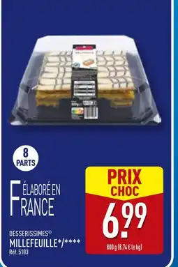 ALDI Dessérissimes Millefeuille offre
