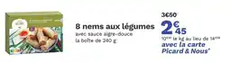 Picard Picard 8 nems aux légumes offre