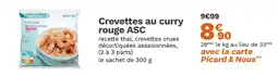 Picard Picard Crevettes au curry rouge ASC offre