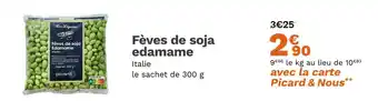 Picard picard Fèves de soja edamame offre