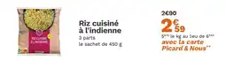 Picard picard Riz cuisiné à l'indienne offre