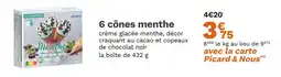 Picard Picard 6 cônes menthe offre