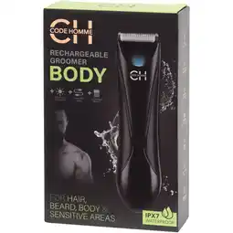 Action Tondeuse pour le corps Code Homme offre