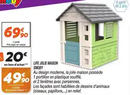 Netto Life jolie maison smoby offre