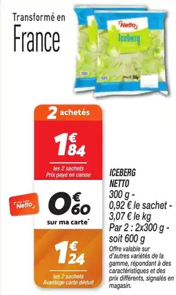 Netto Iceberg netto offre