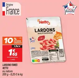 Netto Lardons fumés netto offre