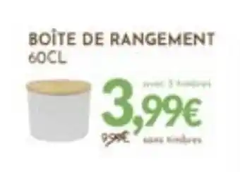 Match Boite de rangement offre