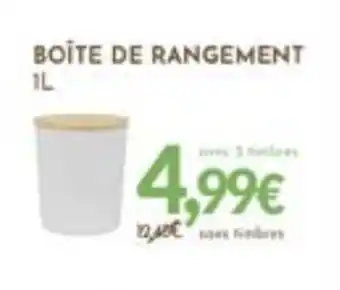 Match Boite de rangement offre