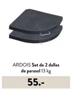 Casa ARDOIS Set de 2 dalles de parasol offre