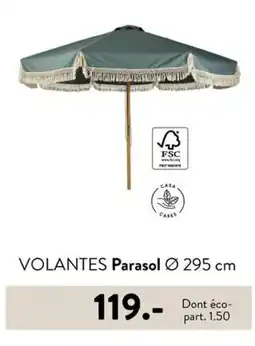 Casa VOLANTES Parasol Ø 295 cm offre
