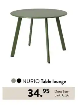 Casa NURIO Table lounge offre