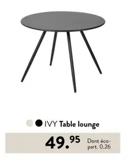 Casa IVY Table lounge offre