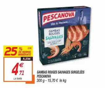 Netto Gambas rouges Sauvages surgelées Pescanova offre