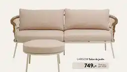 Casa LARGOW Salon de jardin offre