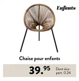 Casa Chaise pour enfants offre