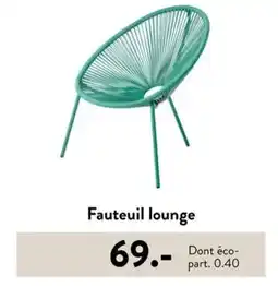 Casa Fauteuil lounge offre