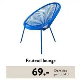 Casa Fauteuil lounge offre