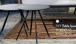 Casa IVY Table lounge H.40 Ø 55 cm offre