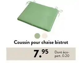 Casa Coussin pour chaise bistrot offre