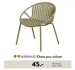 Casa NARANJO Chaise pour enfants offre