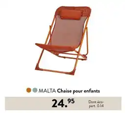 Casa MALTA Chaise pour enfants offre