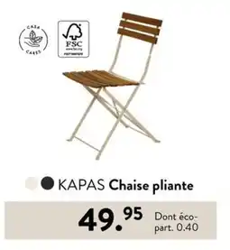 Casa KAPAS Chaise pliante offre