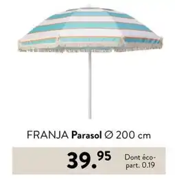 Casa FRANJA Parasol Ø 200 cm offre
