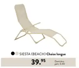 Casa SIESTA (BEACH) Chaise longue offre