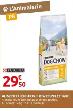 Rural Master PURINA Aliment chiens dog chow complet offre