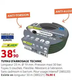 Rural Master Tuyau d'arrosage technic offre
