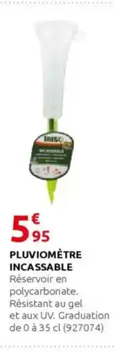 Rural Master Pluviomètre incassable offre
