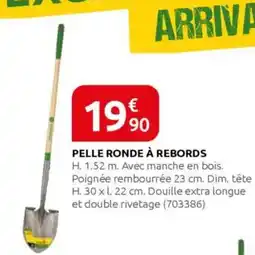 Rural Master Pelle ronde à rebords offre