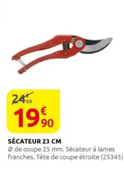 Rural Master BAHCO Sécateur 23 cm offre