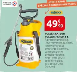 Rural Master HOZELOCK Pulvérisateur pulsar epdm offre