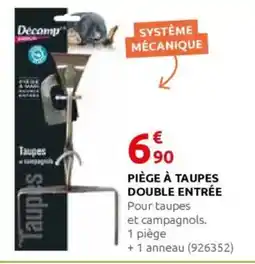 Rural Master DECOMP Piège à taupes double entrée offre