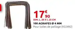 Rural Master 100 agrafes ø 4 mm offre