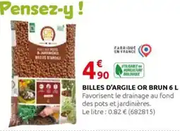 Rural Master Billes d'argile or brun offre