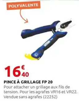 Rural Master Pince à grillage fp 20 offre