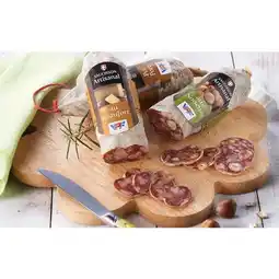 Carrefour Saucisson sec artisanal pur porc DEBROAS offre