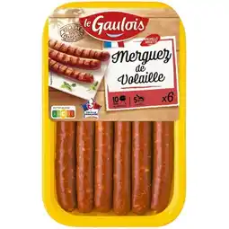 Carrefour LE GAULOIS Saucisses de volaille offre