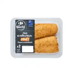 Carrefour Filet de colin d'Alaska pané CARREFOUR Le Marché MSC offre
