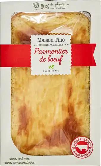 Carrefour Parmentier de bœuf MAISON TINO offre