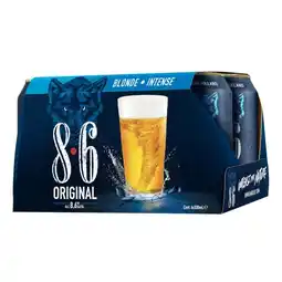 Carrefour 8.6 Bière blonde intense offre
